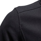 Men's Half-Zip Stand Collar Sweatshirt 2026 Autumn Business Casual Pullover | Slim Fit Cotton-Blend Fleece Top
