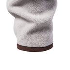 Men's Suede & Fleece Spliced Hoodie Jacket 2026 Winter Thick Warm Zip-Up Sweatshirt Casual Outerwear