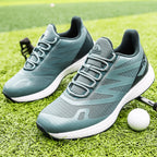 Thestron Men's Mesh Golf Shoes | Breathable Spikeless Sneakers | Lightweight Summer & Training Footwear | 916