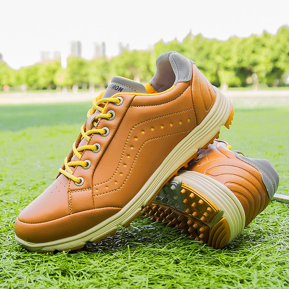 THESTRON Men's Spikeless Golf Shoes Big Size Training & Casual Golf Sneakers All-Season Breathable Footwear | 718