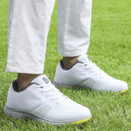 THESTRON Men's Big Size Waterproof Golf Shoes | Spiked Athletic Sneakers Size US 7-15 | T615