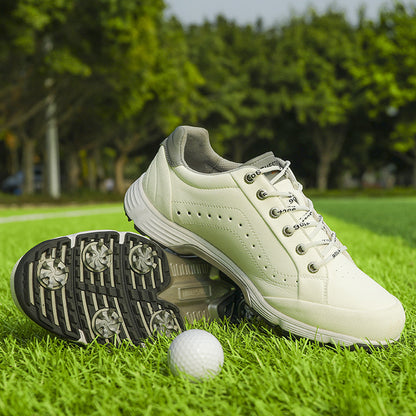 Thestron 716 Men's Big Size Spiked Golf Shoes | Size 39-49 (UK 6-14) | All-Terrain Performance Footwear | 716
