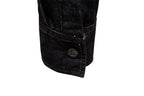 Herren-Jeanshemd mit verwaschenem Muster – Langarm, 100 % Baumwolle, lässiges Button-Up-Oberteil | 6025 
