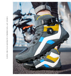 Motorcycle Riding Shoes | Unisex All-Season Urban Street Bike Boots | Casual Biker Sneakers | JC-1988