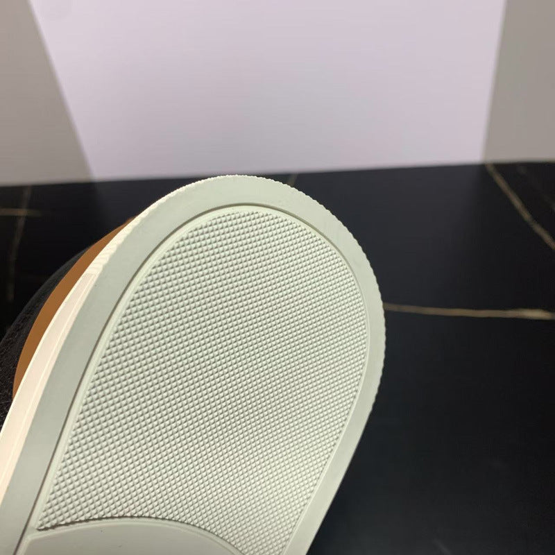 New Genia Men's Slip-On Loafers | Genuine Leather Luxury Sneakers with Sheepskin Lining | Premium Casual Driving Shoes | 6188