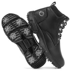 Thestron Men's High-Top Winter Golf Shoes Water-Resistant & Anti-Slip Spiked Trainers Big Sizes