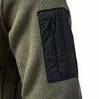 Men's Fleece-Lined Thermal Sweatshirt 2026 Autumn Outdoor Pullover Warm Sherpa Soft Top with Stand Collar