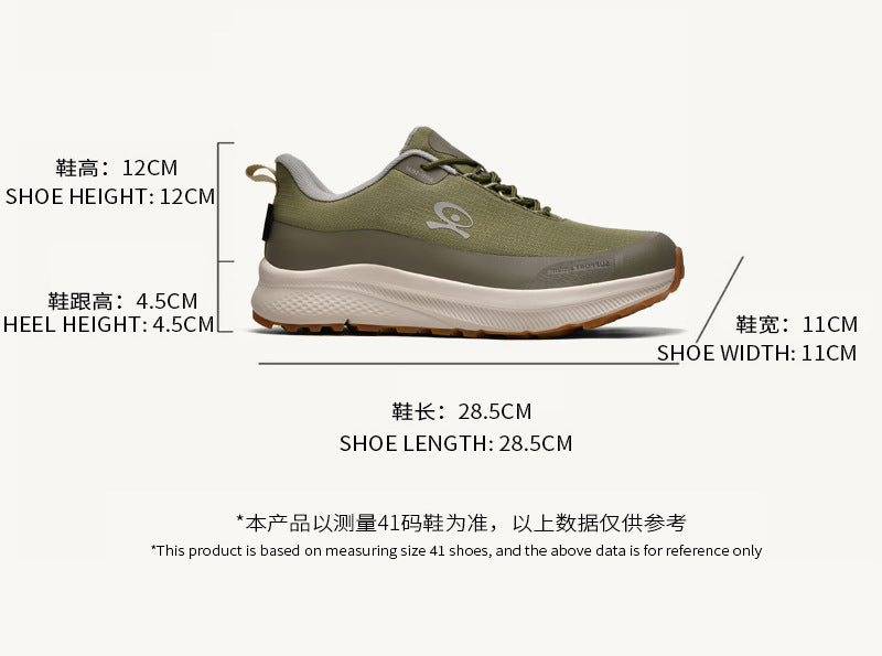 Men‘s 4E Wide Width Waterproof Trail Runners Trainers Lightweight Cushioned Hiking Shoes for Overpronation All‑Terrain Outdoor Sneakers