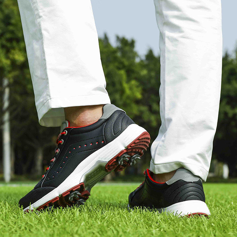Thestron 716 Men's Big Size Spiked Golf Shoes | Size 39-49 (UK 6-14) | All-Terrain Performance Footwear | 716