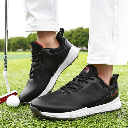 Thestron Men's Big Size Golf Shoes | Spikeless Training Shoes UK 6-13 | All-Season Casual Golf Sneakers | 2001