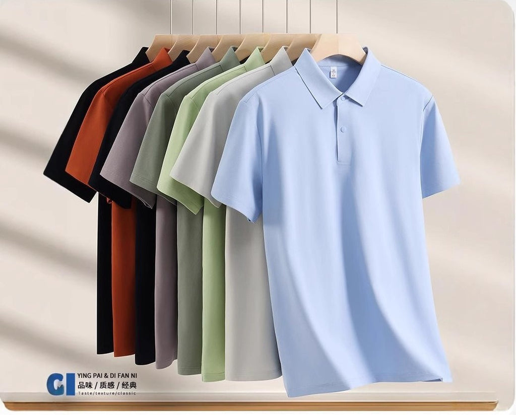 Poloshirt aus 100-fädiger merzerisierter Baumwolle | Antibakteriell &amp; kühlend | Unisex Sommer-Kurzarm-Poloshirt | L11-8230 