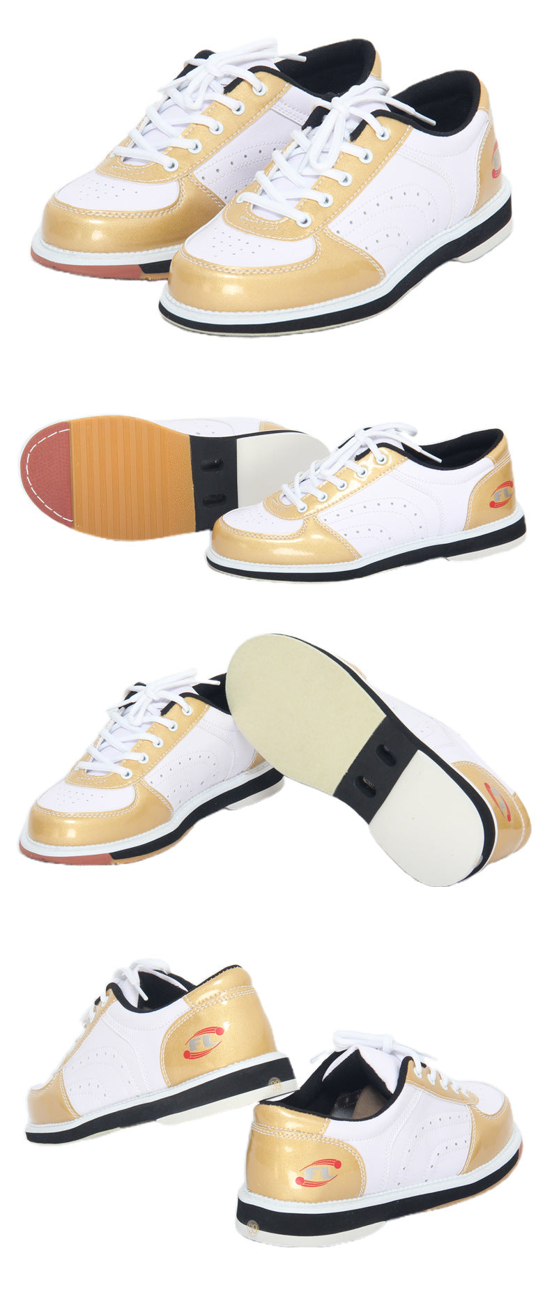 Folley Sports Bowling Shoes Personal & Recreational Bowling Footwear Non-Slip PU Sole Shoes | D81