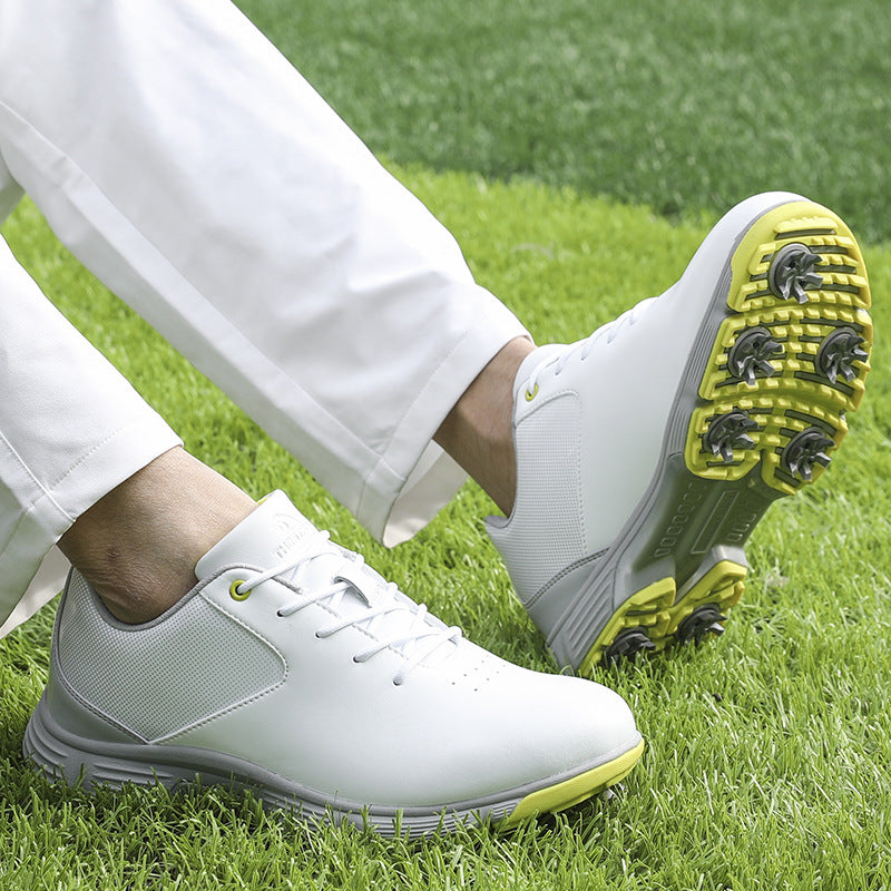 Thestron Waterproof Golf Shoes | Big Size Spiked Training Shoes | All-Weather Performance & Casual Footwear | T616