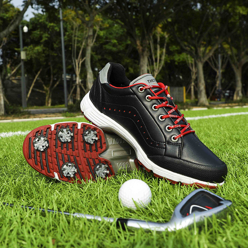 Thestron 716 Men's Big Size Spiked Golf Shoes | Size 39-49 (UK 6-14) | All-Terrain Performance Footwear | 716