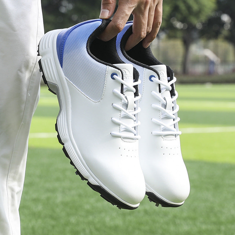 Thestron Waterproof Golf Shoes | Big Size Spiked Training Shoes | All-Weather Performance & Casual Footwear | T616