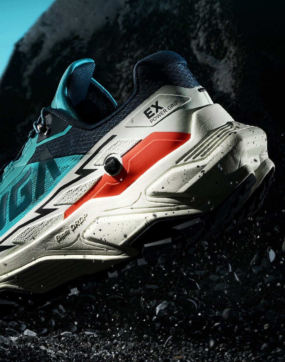 FUGA EX3 Trail Running Shoes Vibram Megagrip Outsole Breathable Water-Resistant Men's Hiking & Trail Runners Trainers