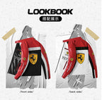 Men's PU Leather Moto Jacket | 2026 Korean Style Racing Coat | Waterproof Windproof Fleece-Lined Biker Outerwear