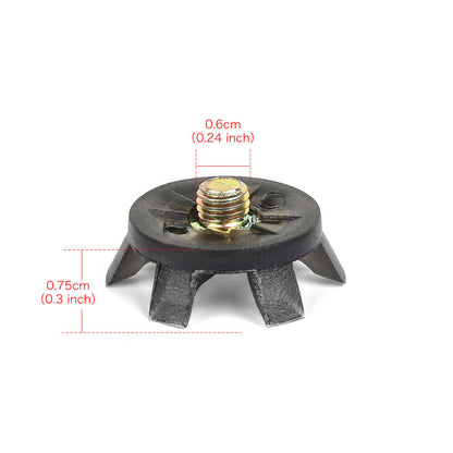 THESTRON Universal Golf Shoe Cleat Wrench & 4-Color TPU Replacement Spikes Kit | D-909