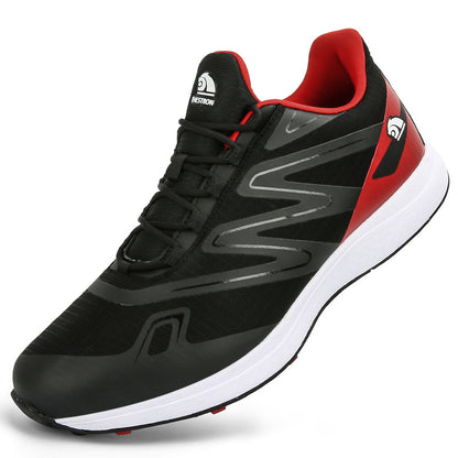 Thestron Men's Mesh Golf Shoes | Breathable Spikeless Sneakers | Lightweight Summer & Training Footwear | 916