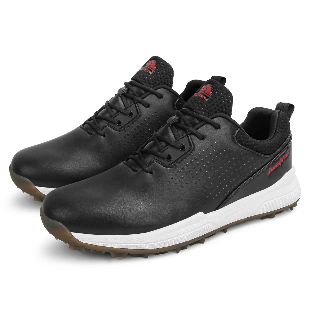 Thestron Men's Big Size Golf Shoes | Spikeless Training Shoes UK 6-13 | All-Season Casual Golf Sneakers | 2001