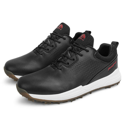 Thestron Men's Big Size Golf Shoes | Spikeless Training Shoes UK 6-13 | All-Season Casual Golf Sneakers | 2001