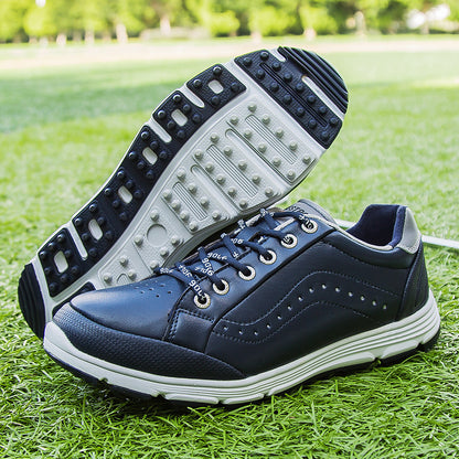 THESTRON Men's Spikeless Golf Shoes Big Size Training & Casual Golf Sneakers All-Season Breathable Footwear | 718