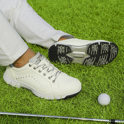 Thestron 716 Men's Big Size Spiked Golf Shoes | Size 39-49 (UK 6-14) | All-Terrain Performance Footwear | 716