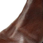 TELUOLU Men's Chelsea Boots | Premium Leather High-Top Boots | Chunky Sole British Retro Ankle Boots | 603-1