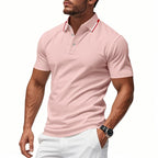 Schnelltrocknendes Golf-Poloshirt für Herren – Kurzarm-Sommer-Business-Casual-Oberteil | DS-2108