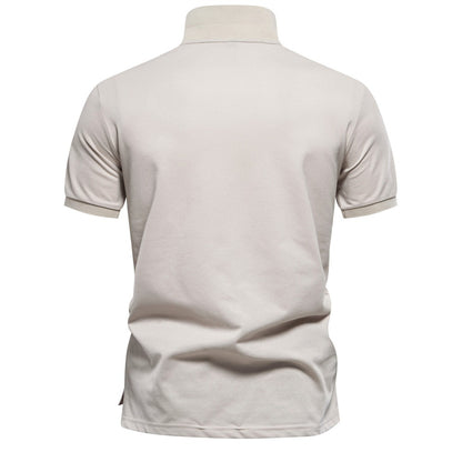 Herren-Poloshirt mit Farbverlauf und Blockfarben – Frühlings-Slim-Fit-Freizeitoberteil | PL1011 