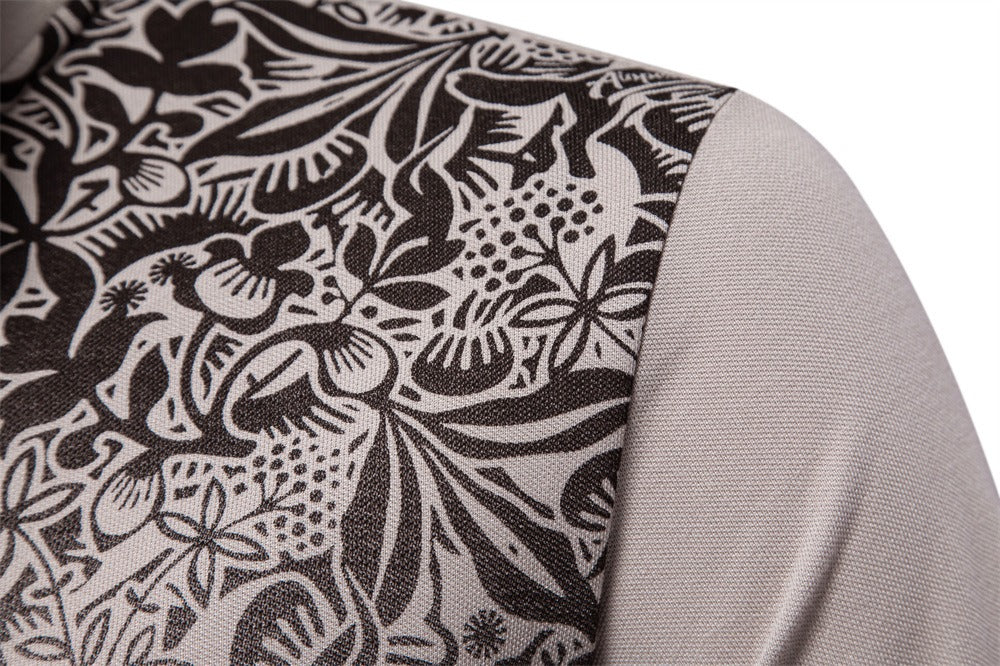 Herren-Poloshirt mit Farbverlauf und Blockfarben – Frühlings-Slim-Fit-Freizeitoberteil | PL1011 