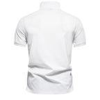 Herren-Poloshirt mit Farbverlauf und Blockfarben – Frühlings-Slim-Fit-Freizeitoberteil | PL1011 