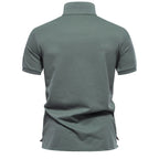 Herren-Poloshirt mit Farbverlauf und Blockfarben – Frühlings-Slim-Fit-Freizeitoberteil | PL1011 