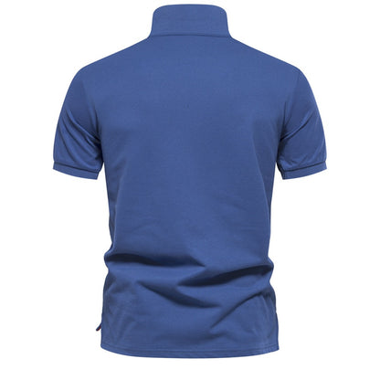 Herren-Poloshirt mit Farbverlauf und Blockfarben – Frühlings-Slim-Fit-Freizeitoberteil | PL1011 