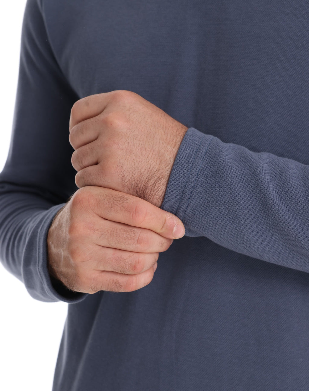 Gewaschenes Herren-Poloshirt – Langarm-Oberteil aus Baumwollmischung | Smart-Casual Herbst-Essential | PL255 