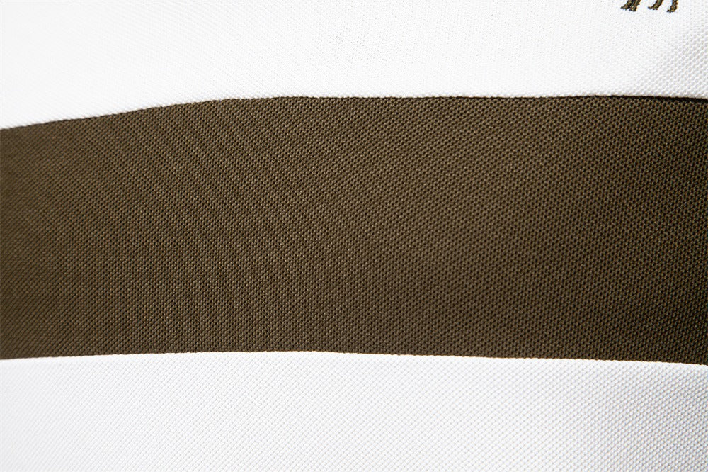 Herren-Poloshirt mit V-Ausschnitt und aufgesticktem Hirsch-Kontrast – 2025 Sommer-Slim-Fit-Freizeitoberteil | PL7002 