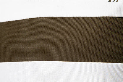 Herren-Poloshirt mit V-Ausschnitt und aufgesticktem Hirsch-Kontrast – 2025 Sommer-Slim-Fit-Freizeitoberteil | PL7002 