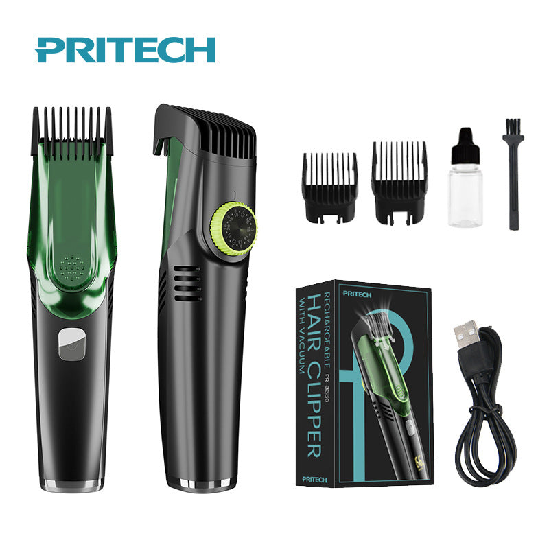 PRITECH IPX6 Wasserdichter kabelloser Haarschneider mit Vakuum, wiederaufladbar und waschbar | PR-3380 