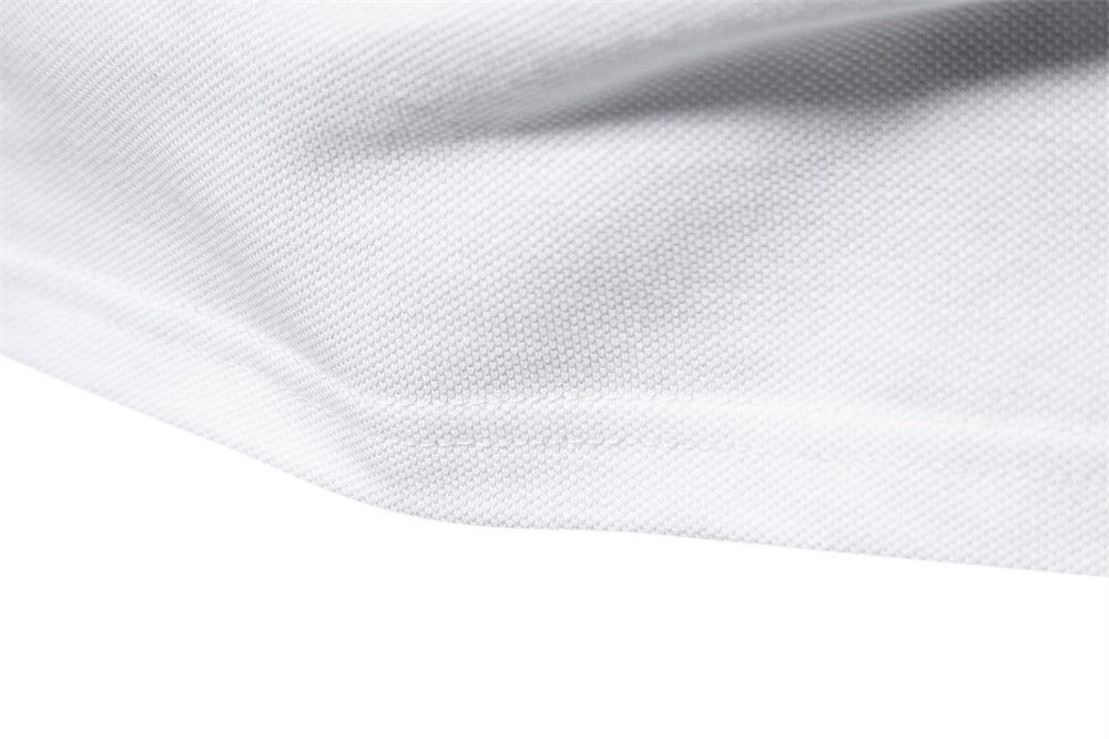 Besticktes Poloshirt aus Baumwolle für Herren – Slim-Fit-Freizeitoberteil für den Frühling 2025 | PS1012 