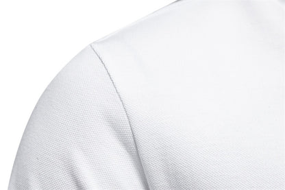 Besticktes Poloshirt aus Baumwolle für Herren – Slim-Fit-Freizeitoberteil für den Frühling 2025 | PS1012 