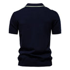 Gestreiftes Strick-Poloshirt für Herren – 2025 Sommer Slim-Fit Urban Casual Top | PSD8021/PSD8028 