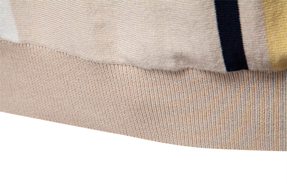 Gestreiftes Strick-Poloshirt für Herren – 2025 Sommer Slim-Fit Urban Casual Top | PSD8021/PSD8028 