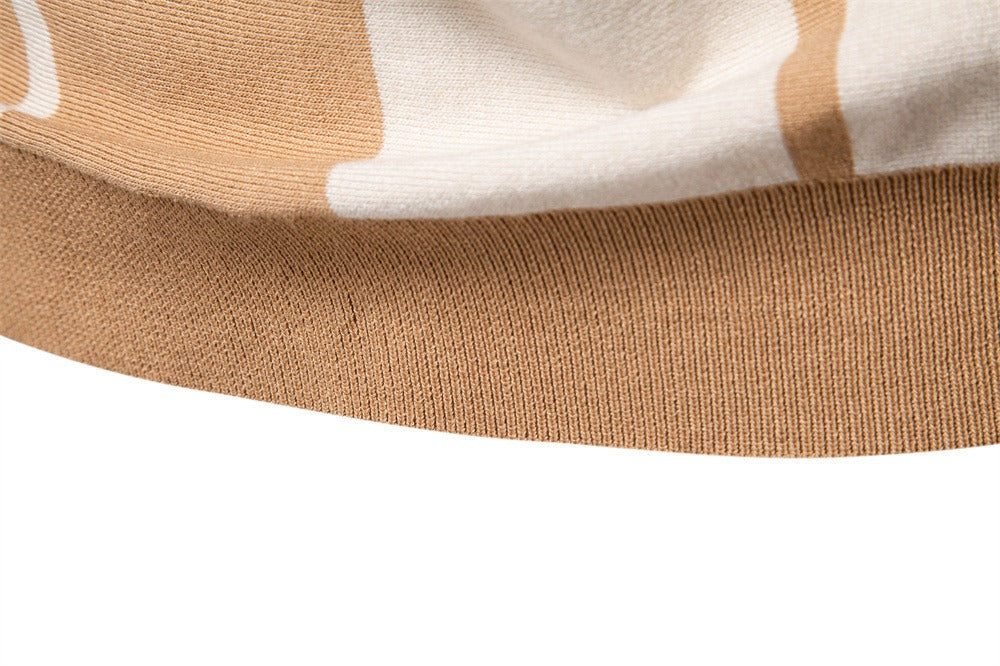 Gestreiftes Strick-Poloshirt für Herren – 2025 Sommer Slim-Fit Urban Casual Top | PSD8021/PSD8028 