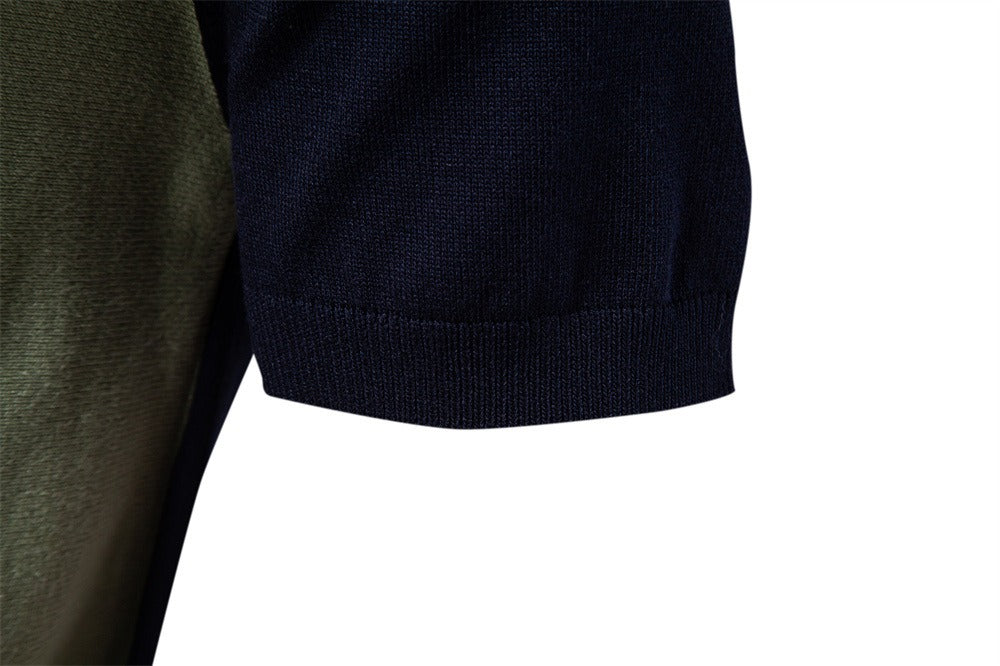 Gestreiftes Strick-Poloshirt für Herren – 2025 Sommer Slim-Fit Urban Casual Top | PSD8021/PSD8028 