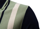 Gestreiftes Strick-Poloshirt für Herren – 2025 Sommer Slim-Fit Urban Casual Top | PSD8021/PSD8028 