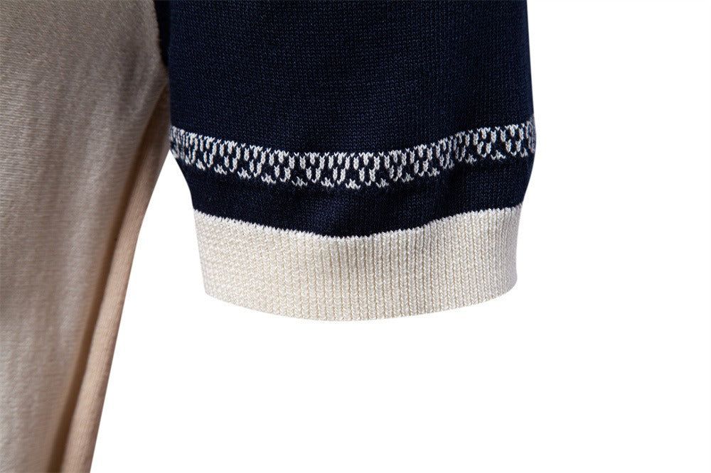 Gestreiftes Strick-Poloshirt für Herren – 2025 Sommer Slim-Fit Urban Casual Top | PSD8021/PSD8028 