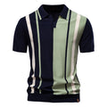 Gestreiftes Strick-Poloshirt für Herren – 2025 Sommer Slim-Fit Urban Casual Top | PSD8021/PSD8028 