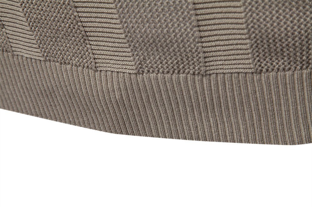 Herren-Poloshirt aus gestreiftem Strick mit Mesh-Einsätzen – 2025 Sommer Slim-Fit Streetwear-Top | PSD8042 