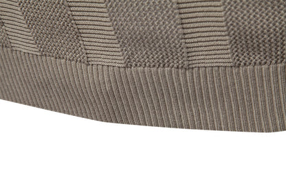 Herren-Poloshirt aus gestreiftem Strick mit Mesh-Einsätzen – 2025 Sommer Slim-Fit Streetwear-Top | PSD8042 