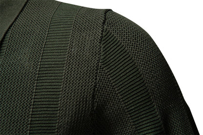 Herren-Poloshirt aus gestreiftem Strick mit Mesh-Einsätzen – 2025 Sommer Slim-Fit Streetwear-Top | PSD8042 